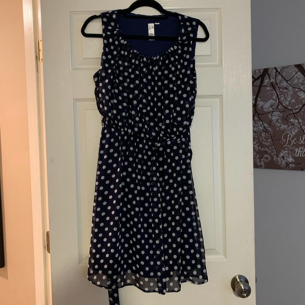 polka dot derby dress